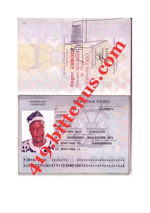 international passport Of Dr Oguta Amed